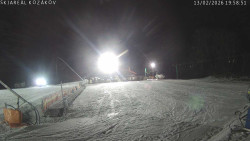 Spodní část sjezdovky