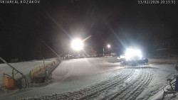 Spodní část sjezdovky