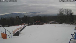 Spodní část sjezdovky