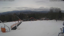 Spodní část sjezdovky