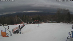 Spodní část sjezdovky