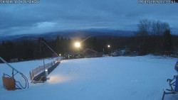 Spodní část sjezdovky