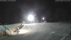 Spodní část sjezdovky