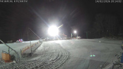 Spodní část sjezdovky