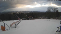 Spodní část sjezdovky