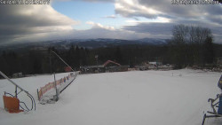 Spodní část sjezdovky