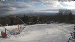 Spodní část sjezdovky