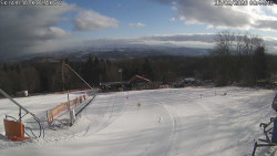 Spodní část sjezdovky