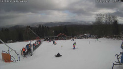 Spodní část sjezdovky