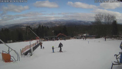 Spodní část sjezdovky