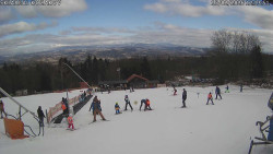 Spodní část sjezdovky