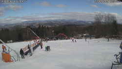 Spodní část sjezdovky