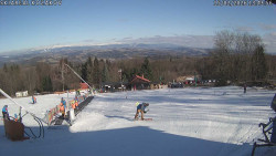 Spodní část sjezdovky