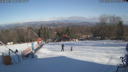 Spodní část sjezdovky