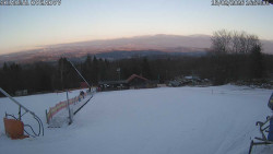 Spodní část sjezdovky