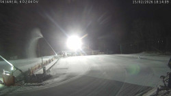 Spodní část sjezdovky