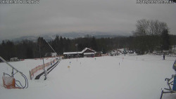 Spodní část sjezdovky