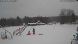 Spodní část sjezdovky