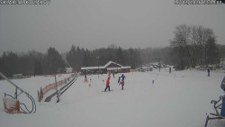 Spodní část sjezdovky