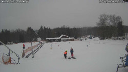 Spodní část sjezdovky