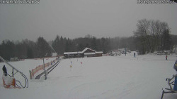 Spodní část sjezdovky