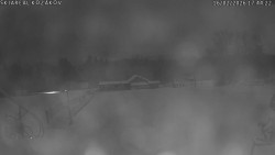 Spodní část sjezdovky