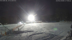 Spodní část sjezdovky