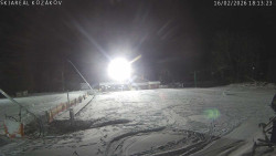 Spodní část sjezdovky