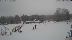 Spodní část sjezdovky