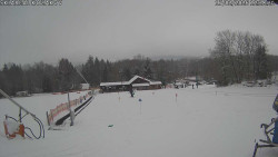 Spodní část sjezdovky