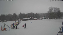 Spodní část sjezdovky