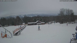 Spodní část sjezdovky