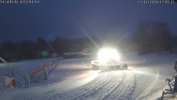 Spodní část sjezdovky