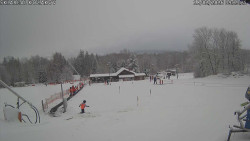 Spodní část sjezdovky