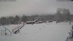 Spodní část sjezdovky