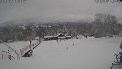 Spodní část sjezdovky