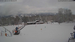 Spodní část sjezdovky