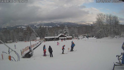 Spodní část sjezdovky