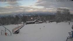 Spodní část sjezdovky