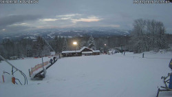 Spodní část sjezdovky