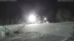 Spodní část sjezdovky