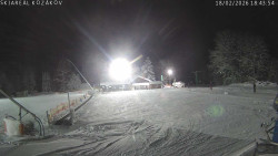 Spodní část sjezdovky