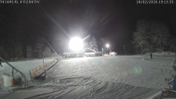 Spodní část sjezdovky