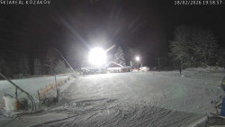 Spodní část sjezdovky