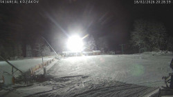 Spodní část sjezdovky