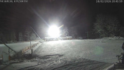 Spodní část sjezdovky