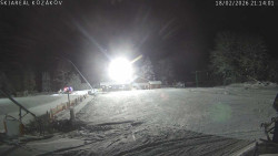 Spodní část sjezdovky