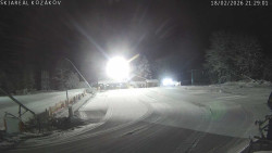 Spodní část sjezdovky