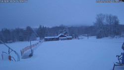 Spodní část sjezdovky