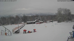 Spodní část sjezdovky